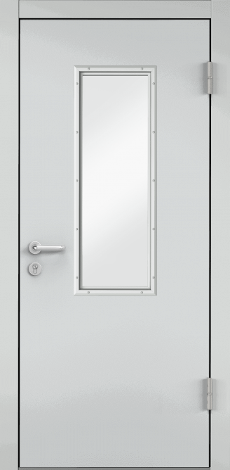 Дверь противопожарная EI 60, Порошково-полимерное покрытие, —, RAL 7035 серый в Нижнем Новгороде