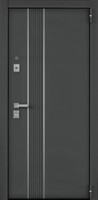 ULTIMATUM PRO PP, Панель MDF с лакокрасочным покрытием, UT-F6C, ЛКП Графит в Нижнем Новгороде